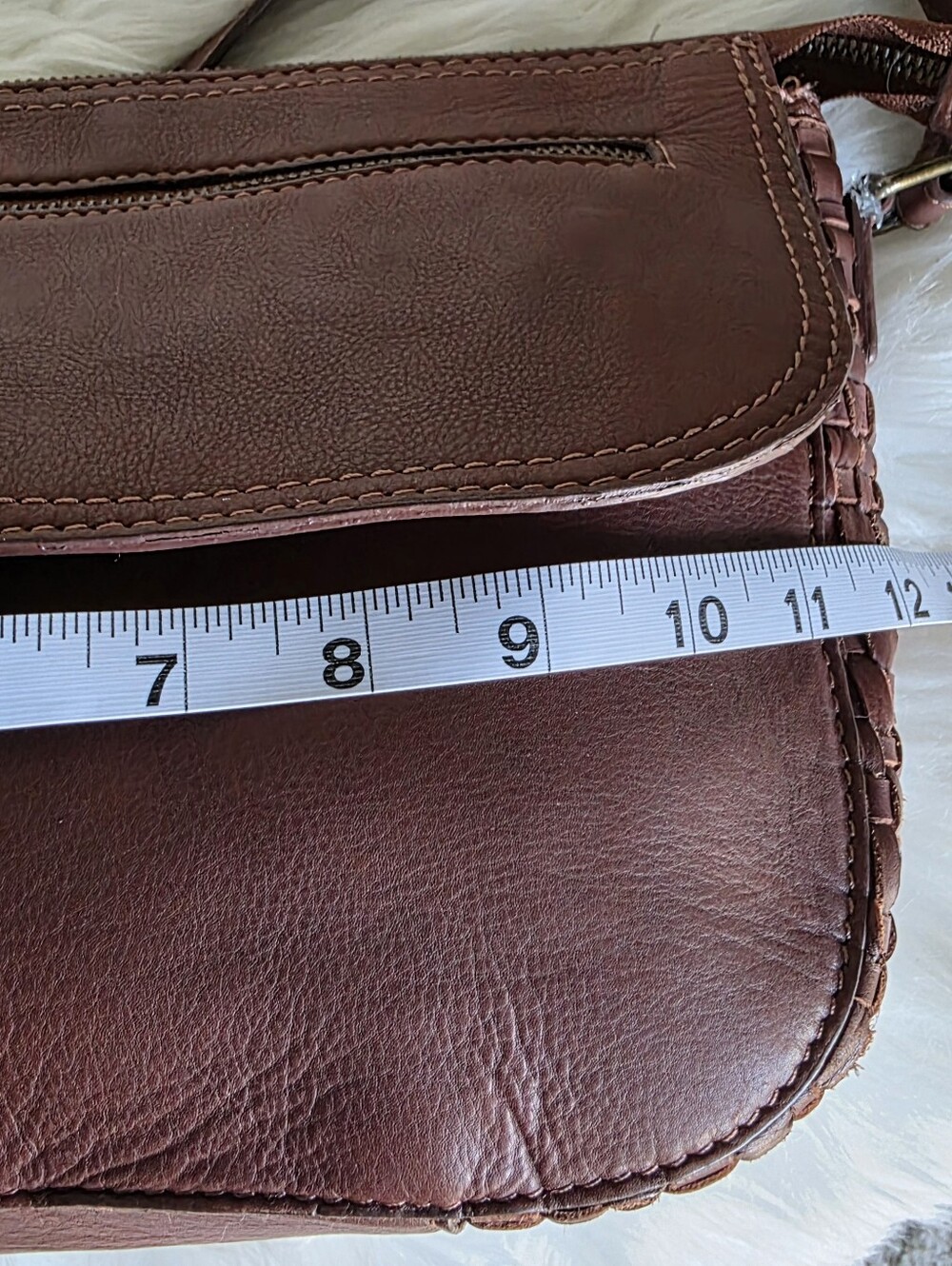 Born Penny Brown Leather Crossbody Bag - Picture 8 of 14